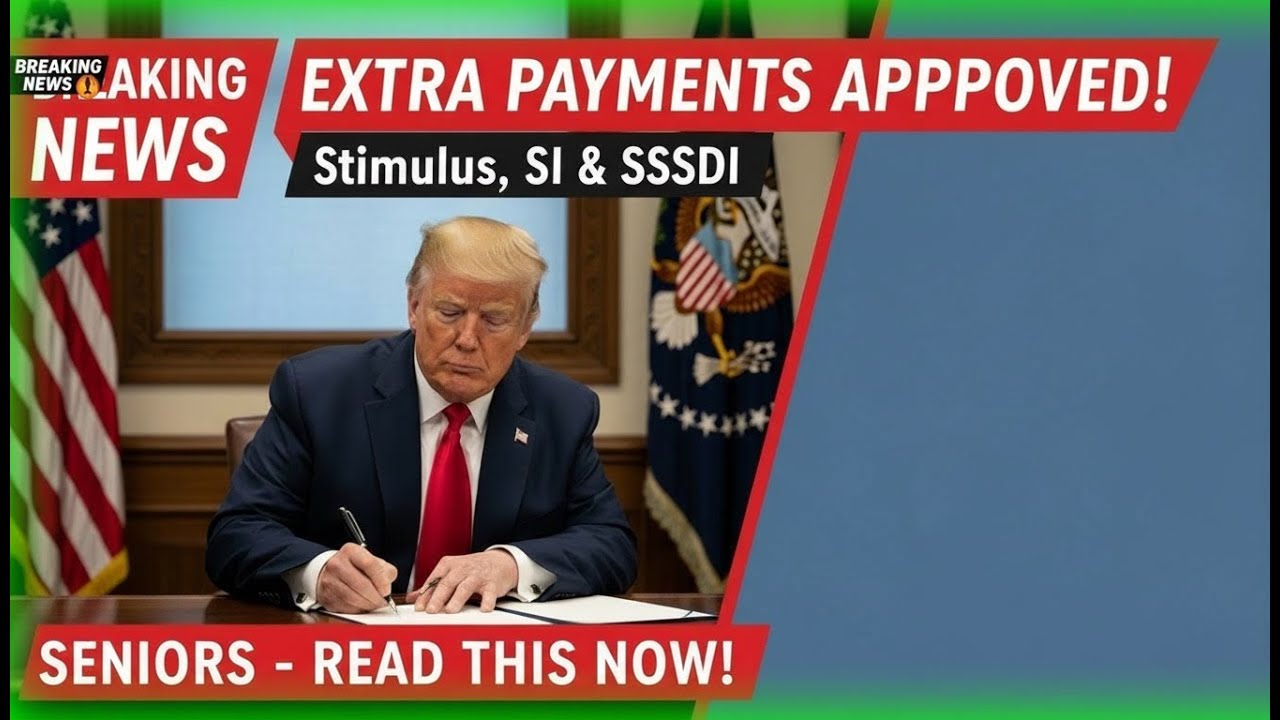 Breaking News 🚨 Stimulus, SSI & SSDI Extra Payments Now Approved