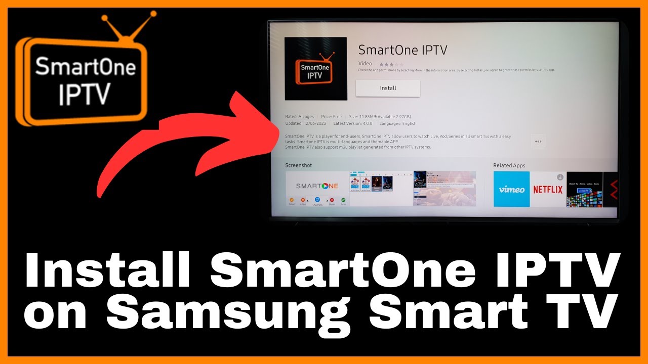 How To Install SmartOne IPTV On Samsung Smart Tv YouTube