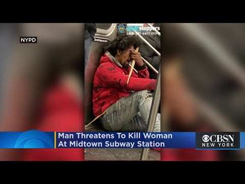 Police: Man Brandishing Wooden Daggers Threatens To Kill Woman On Subway