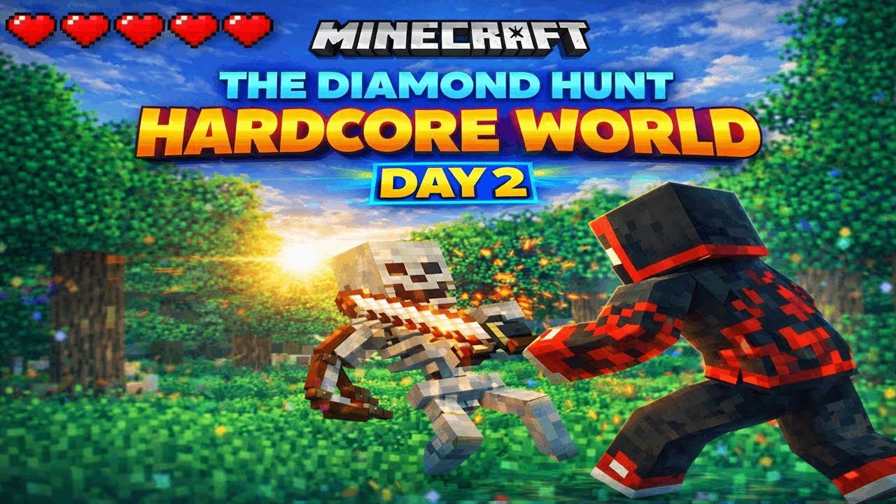 The Diamond Hunt |Hardcore World  | #Minecraft #Hardcore #MinecraftLive #Gaming