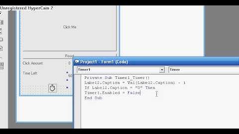 How to make an click counter in vb6
