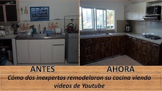 Cómo dos inexpertos remodelaron su cocina viendo videos de Youtube