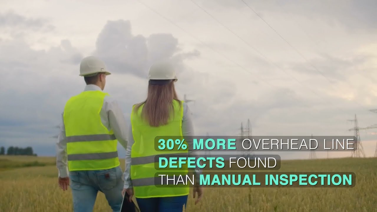 30% more overhead line defects found than manual inspections