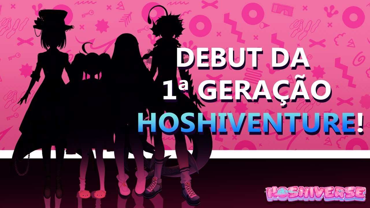 Novo grupo de vtubers BR HOSHIVENTURE data de ESTREIA!