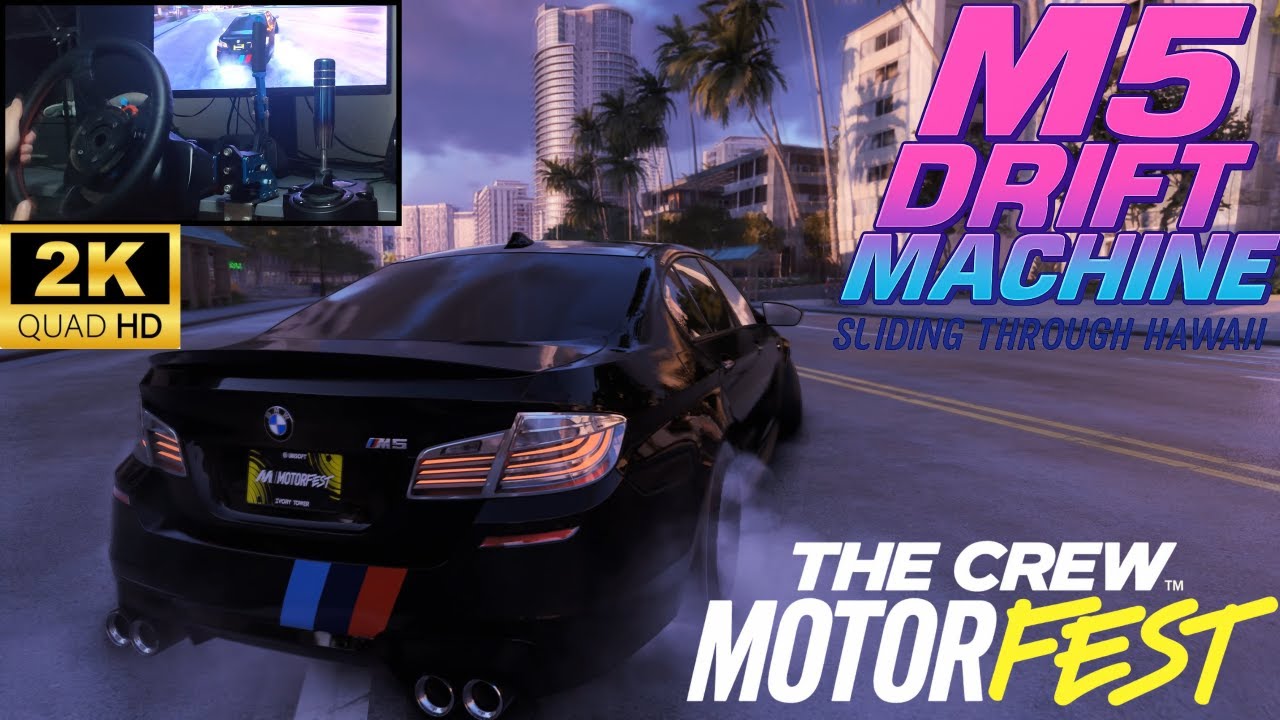 Crew Motorfest - M5 Drift Machine Sliding Through Hawaii
