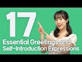 EP 21. [Full] 17 Essential Greetings and Self-Introduction Expressions
