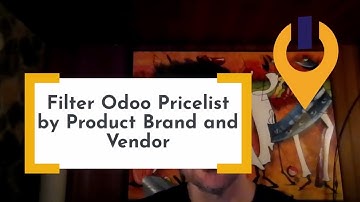 Filter by Product Brand and Vendor in Odoo Pricelist