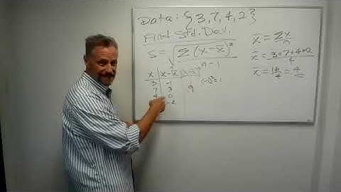 Standard Deviation (12.3b)