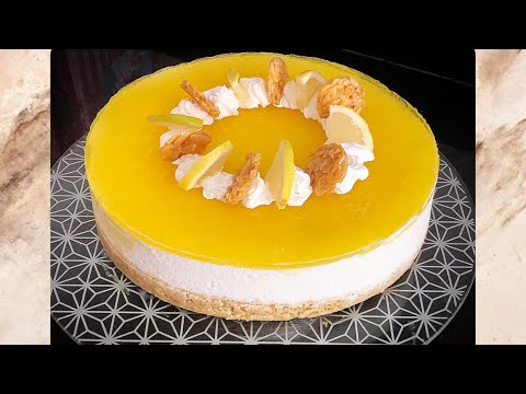 cheesecake-citron-وجدت-شيز-كيك-بمكونات-بسيطة-من-ألذ-ما-يكون-و-بدووون-فرن-❤️