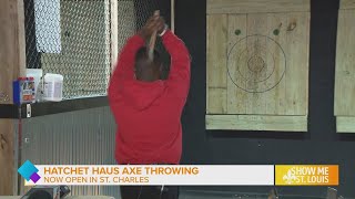 Hatchet Haus Axe Throwing now open in St. Charles