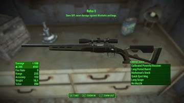 How To Get The Unique Weapon Reba 2 In Fallout 4