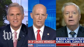 Republicans criticize Biden's first 100 days in office