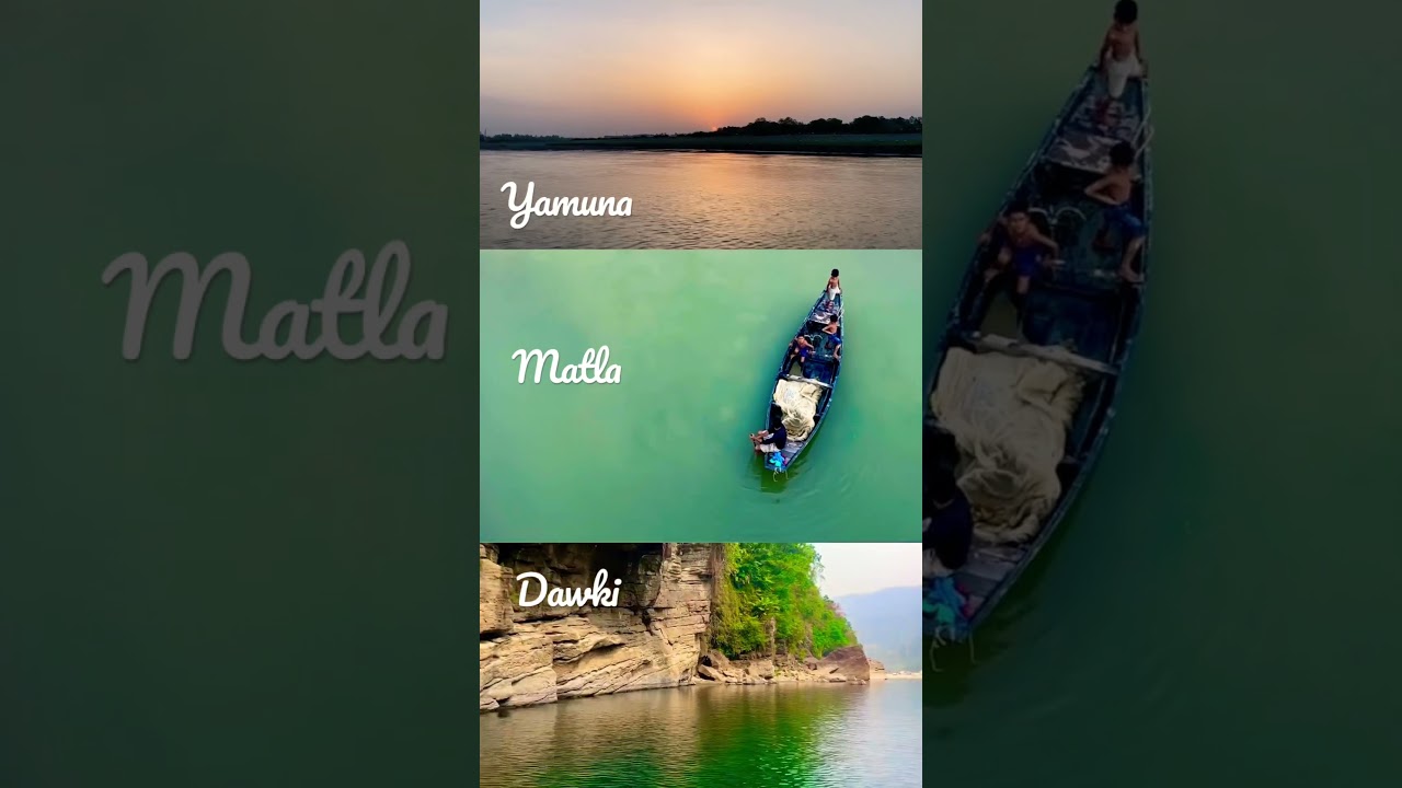 Three rivers of India and their colors 