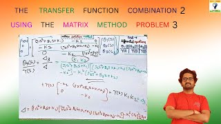 The transfer function combination 3 using the matrix method problem 3