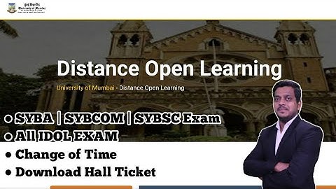 IDOL EXAM | SYBA/SYBCOM | Ashish Sir