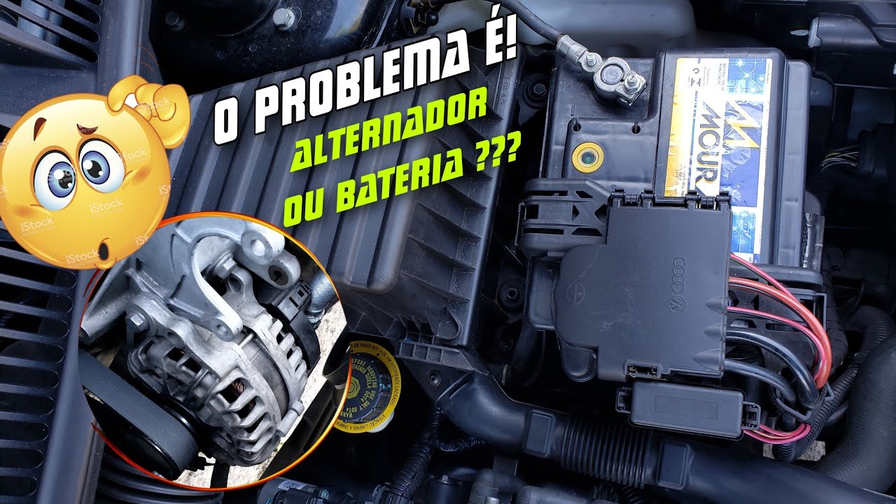 Como saber se o problema é ALTERNADOR ou BATERIA?? Teste rápido em casa ...