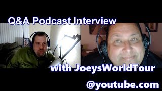 Joeysworldtour interview QA and Skittles Sweet Heat Food Review #OutlawsPodcast