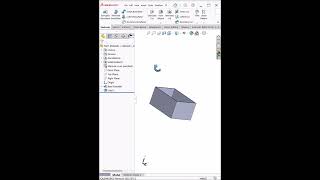 Convert Solid Part to Sheet Metal Using Shell, Rip &amp; Insert Bends | SolidWorks #Shorts 🔥