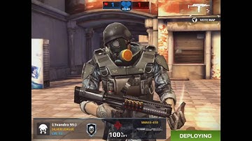 Modern combat 5 Game play using gamepad..