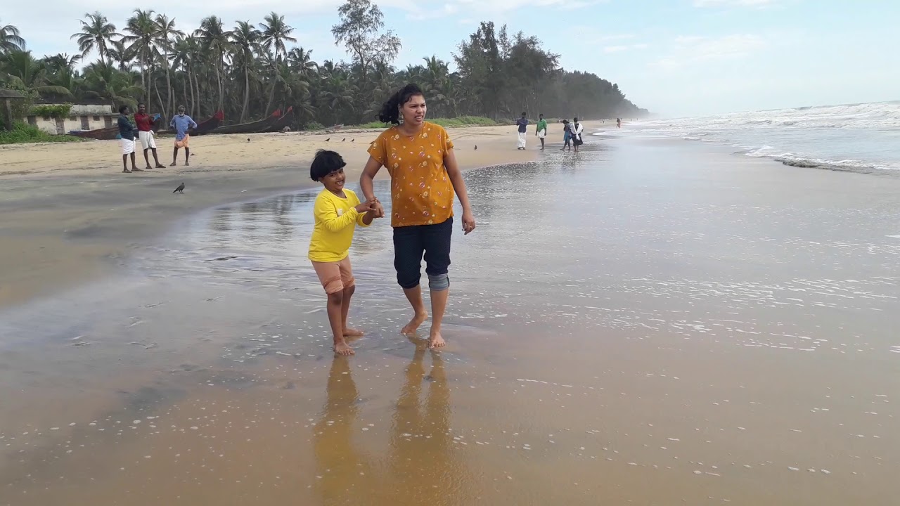 Beach - Snehatheeram in Kerala. - YouTube