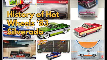 History of Hot Wheels | List of all 1983 Chevy Silverado made by Hot Wheels