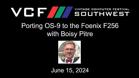 Porting OS-9 to the Foenix F256 with Boisy Pitre