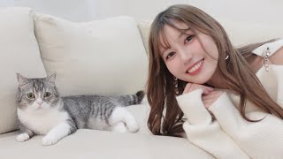 猫界の王「もちまる様」をメロメロにしました。