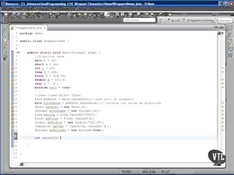 VTC Player   Advanced Java Programming Java SE 7, Wrapper Classes
