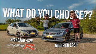 Modified Honda Civic Type R EP3 V FK2 Comparisons!! 4K