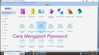 Tutorial change password SQL Accounting