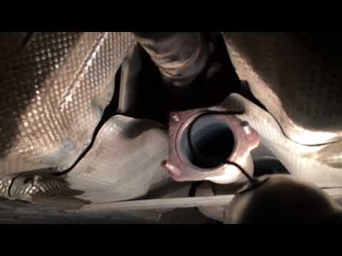 Замена подвесного подшипника Mercedes W211 снятие/установка карданного вала