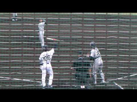 東弘明、佐藤峻一、伏見寅威 オリックスバファローズ 沖縄宮古島キャンプ 2014 紅白戦
