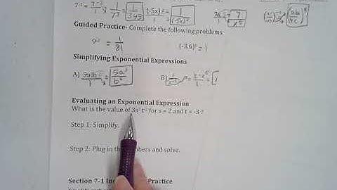 Section 7-1 Lesson Video
