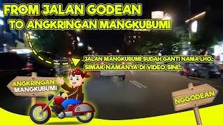 KELILING JOGJA MALAM HARI NAIK MOTOR | DARI JALAN GODEAN KE JALAN MANGKUBUMI | ANGKRINGAN MANGKUBUMI