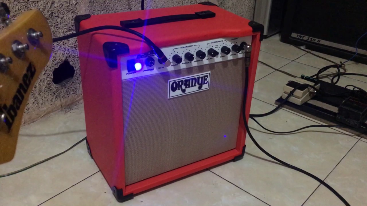 Demo review ampli gitar oranye 15 G 8 inch speaker