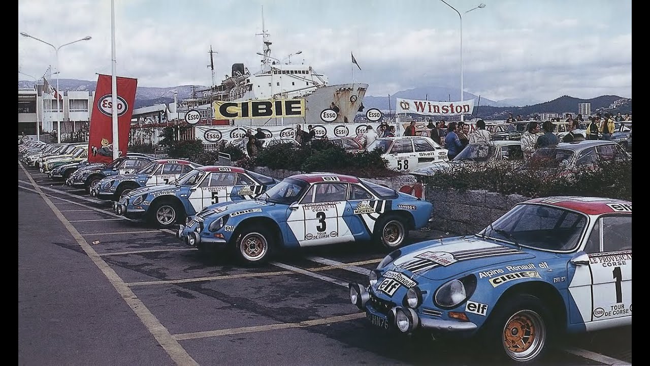 Equipe Alpine au Tour de Corse 1973 YouTube