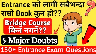 5 Major Doubts | Entrance Preparation After SEE | Class 11 Entrance Exam Questions Nepal