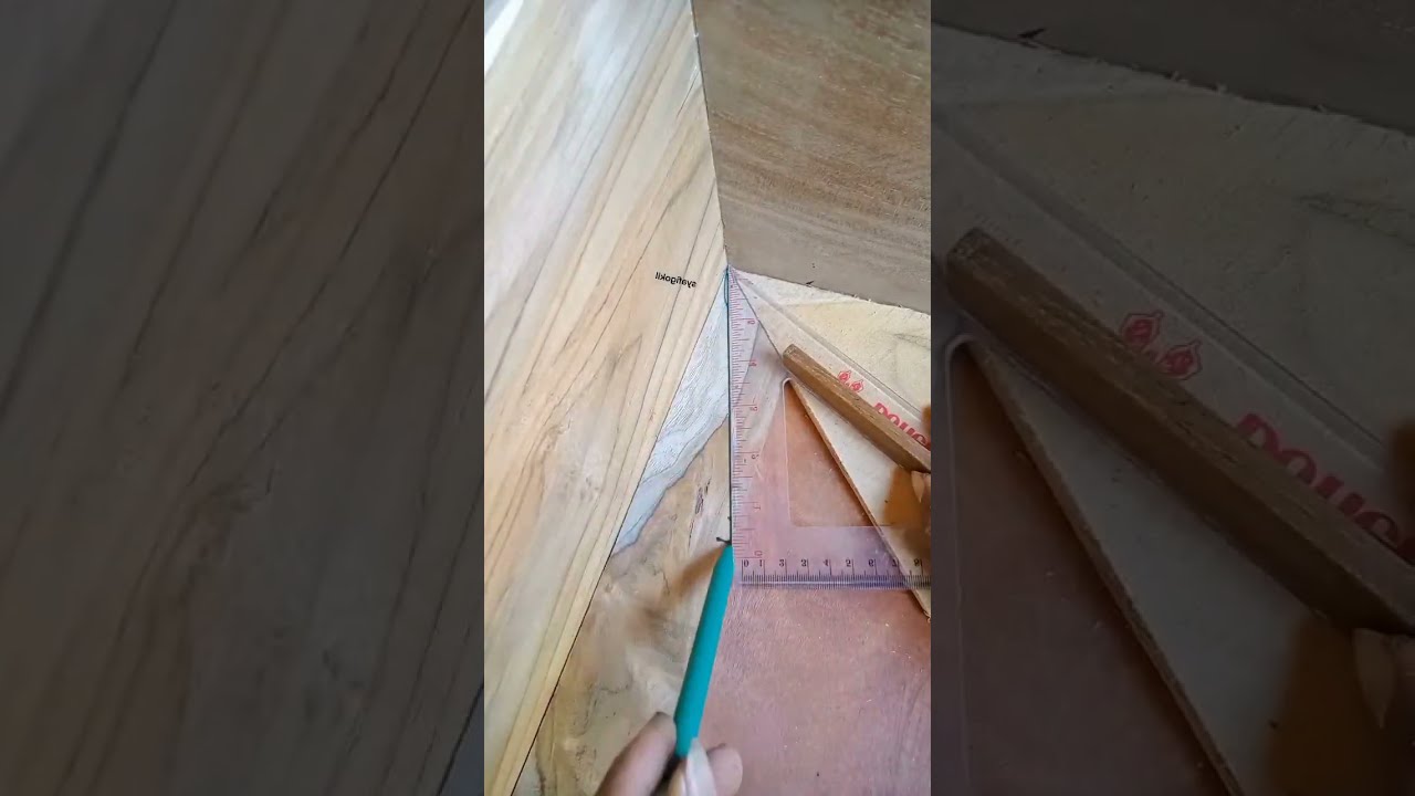 How To Measure The Position Of Wooden Corner Diy Woodworking Working Tips Ideas Carpentry Art