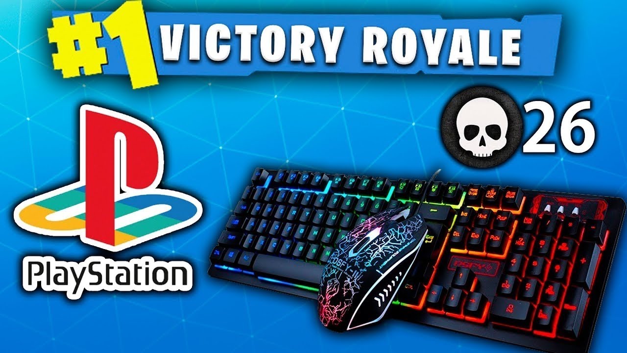 MY FIRST WIN ON FORTNITE KEYBOARD N MOUSE!! - YouTube