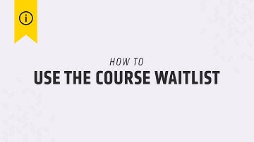 How To: Use the Course Waitlist | Wichita State University