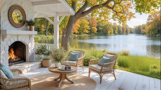 Morning Relaxing In Lakeside Porch 🌤️ Tranquil Piano Music for Positive Moods screenshot 4