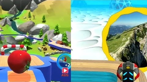 Going Balls - Speed Run Bonus level: 209-213 vs Sky Rolling Ball 3D Level: 172-179