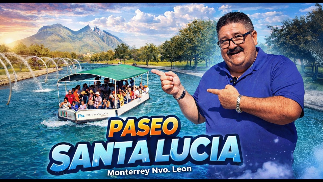 🚤¡Así se Vive PASEO SANTA LUCIA en MTY!😱🏙️ l Quedé Impactado💥