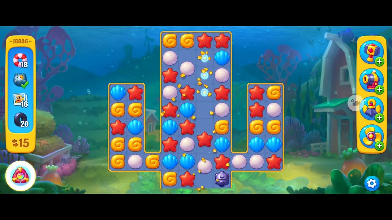 Fishdom Lv18836 (フィッシュダム レベル18836) - YouTube