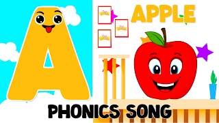ABC Alphabet Song | A for Alligator Phonics Song | ABCD Alphabet Rhymes for Nursery Kids | Animals