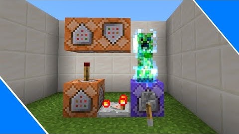 How to summon a Charged Creeper in Minecraft Bedrock | Command Blocks