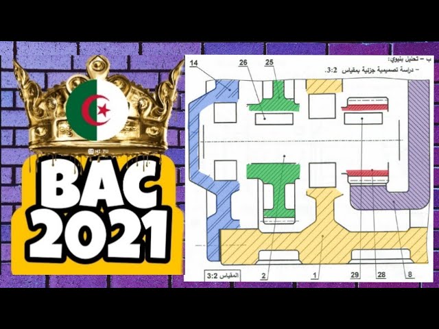 مدحرجة BC باك 2021 تقني رياضي هندسة ميكانيكية