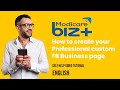 Create and connect your facebook business page with modicare biz  onboarding tutorial