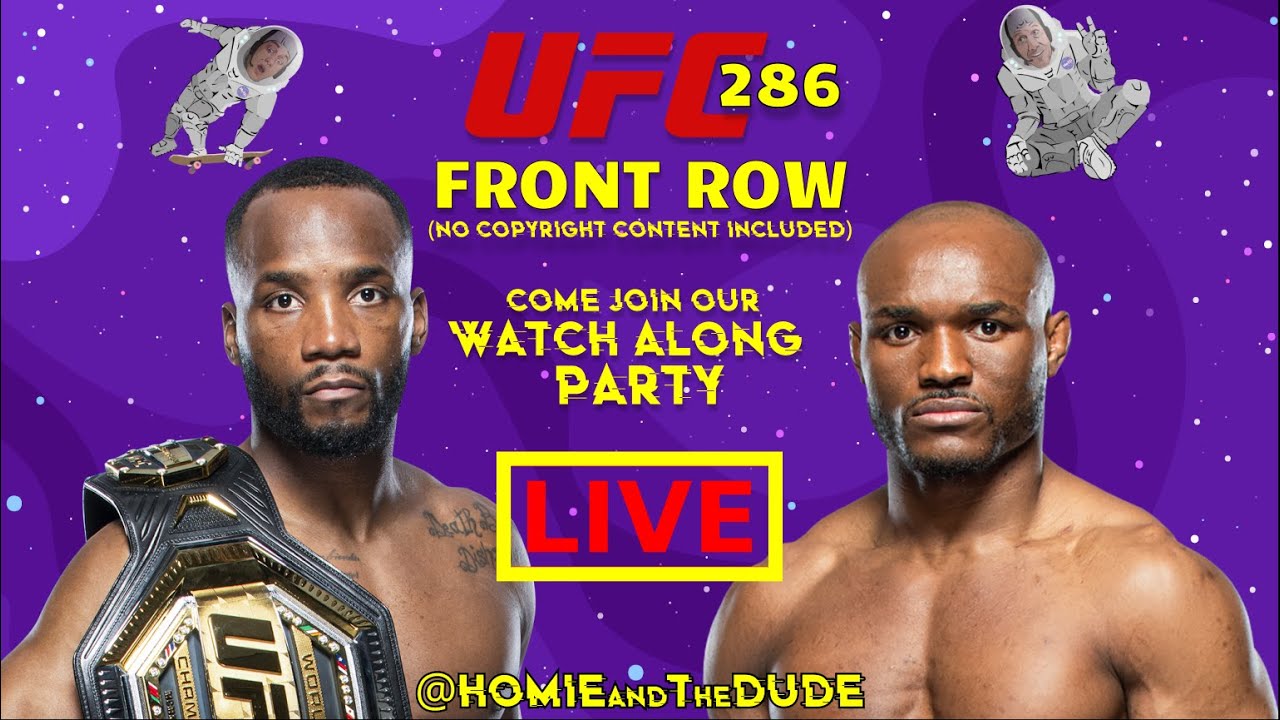 🔴 UFC 286 Leon Edwards v Kamaru Usman Gaethje v Fiziev LIVE FIGHT REACTION Watch Along