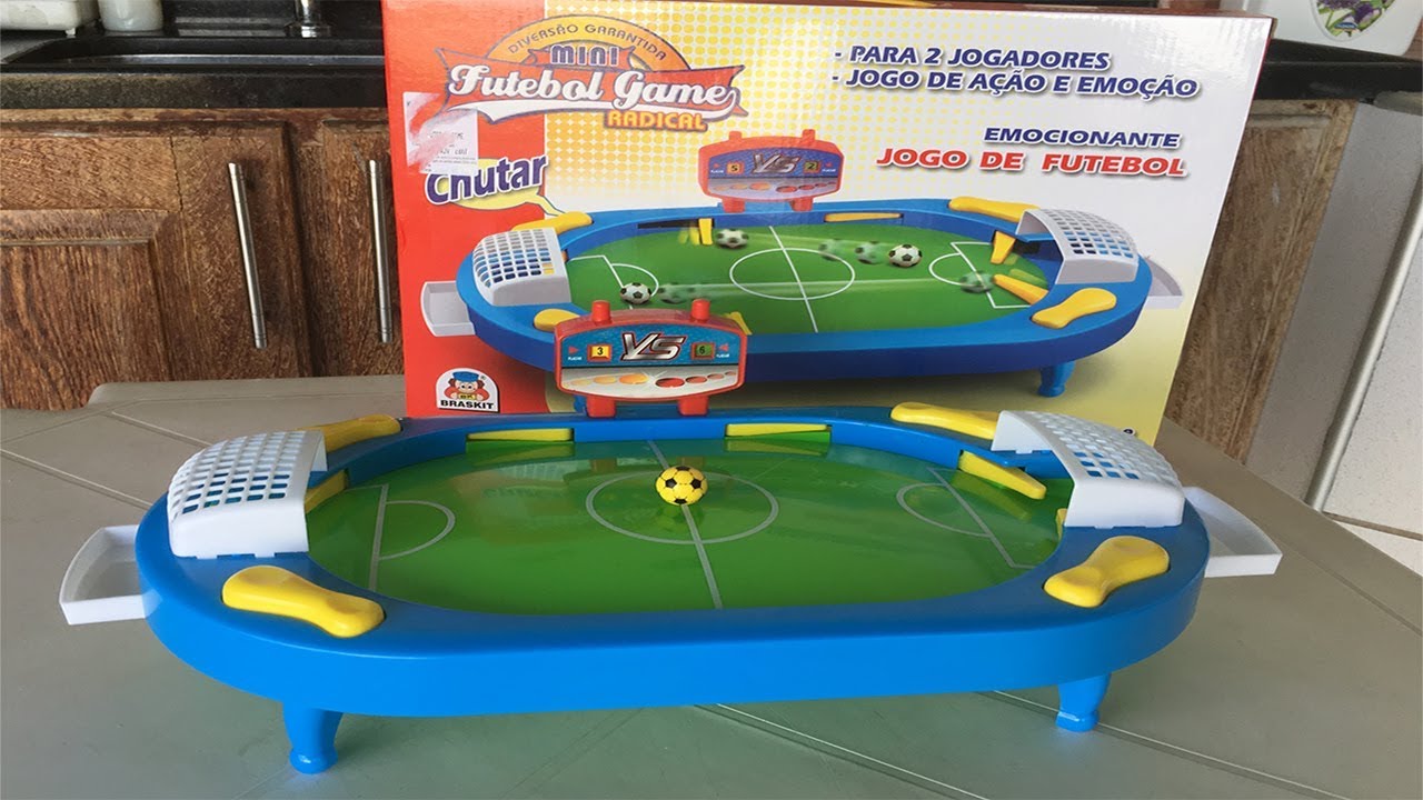 Brinquedo Mini Futebol De Mesa Jogo Portátil Divertido e